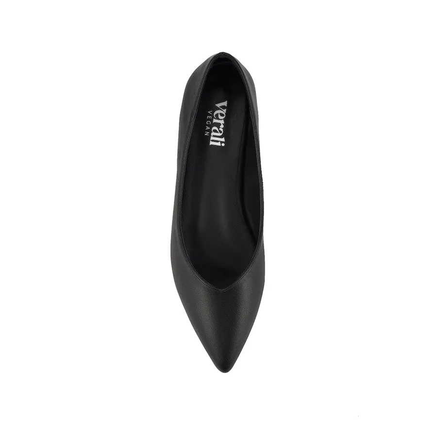 Hickory Point Toe Flats - Black Art Mood