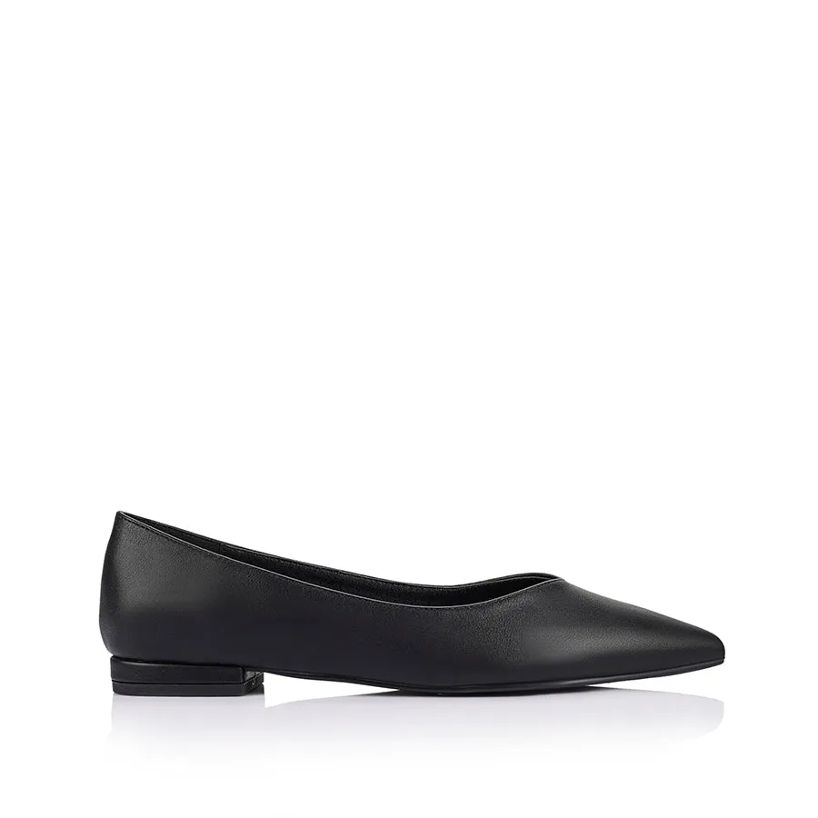 Coast Glow Hickory Point Toe Flats - Black