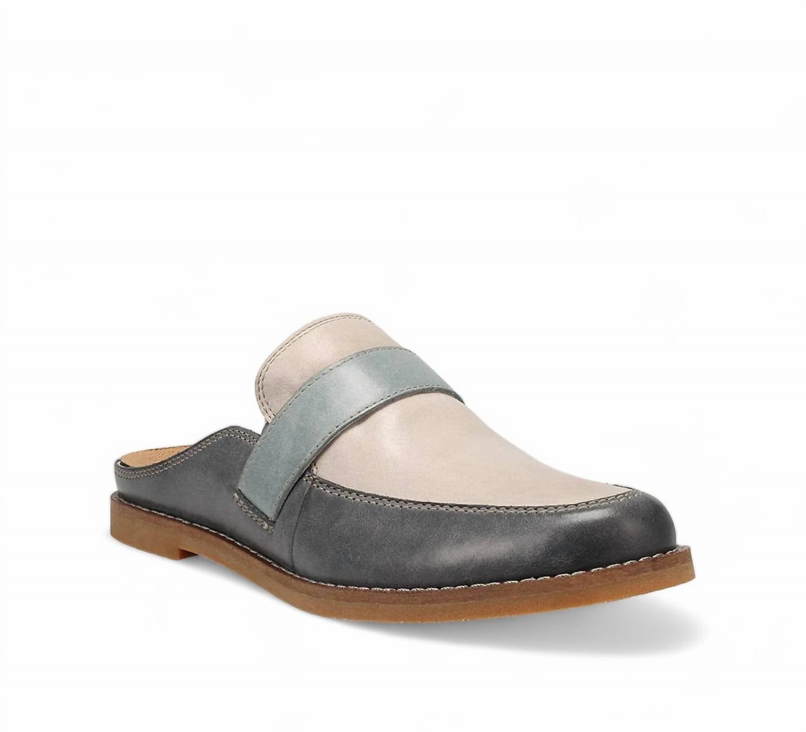 Fit Firm simple design Women's Royal Slip On Loafer - Medium Width In Steel/taupe Multi