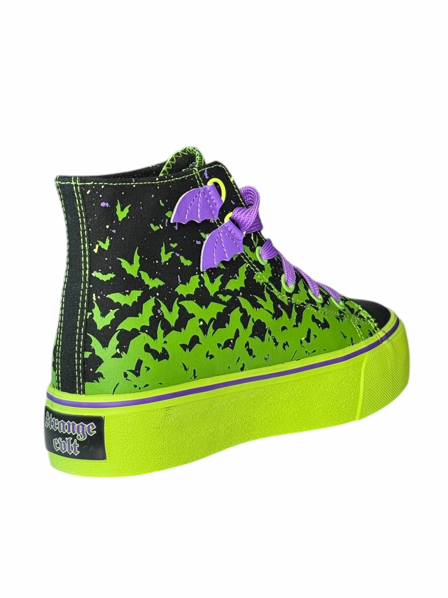 HXC BATS DAY - BLACK/GREEN Enhanced Traction Impact Resistant Toe Guard