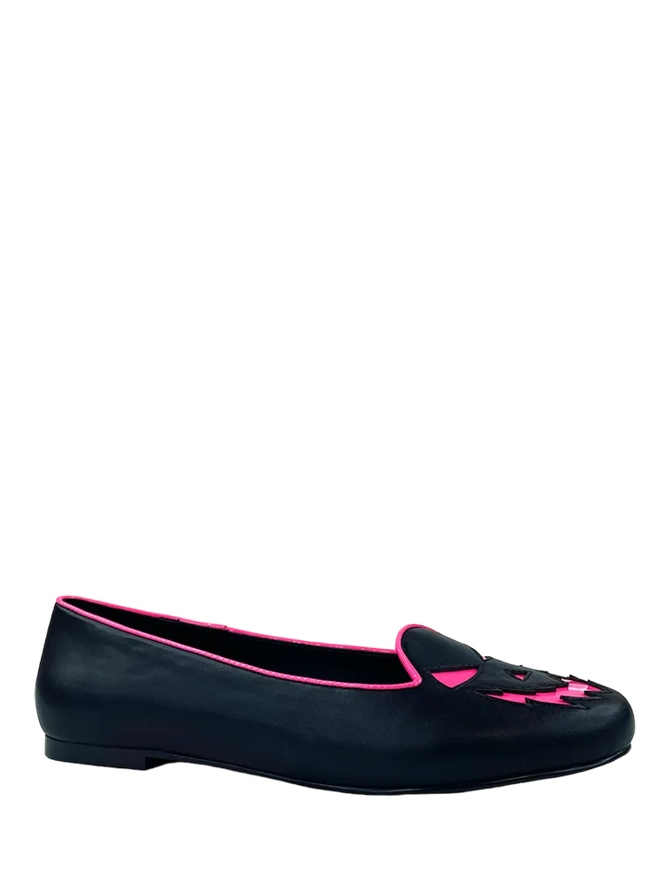 Lydia Scary Jack Black/Hot Pink orthopedic Block Joy