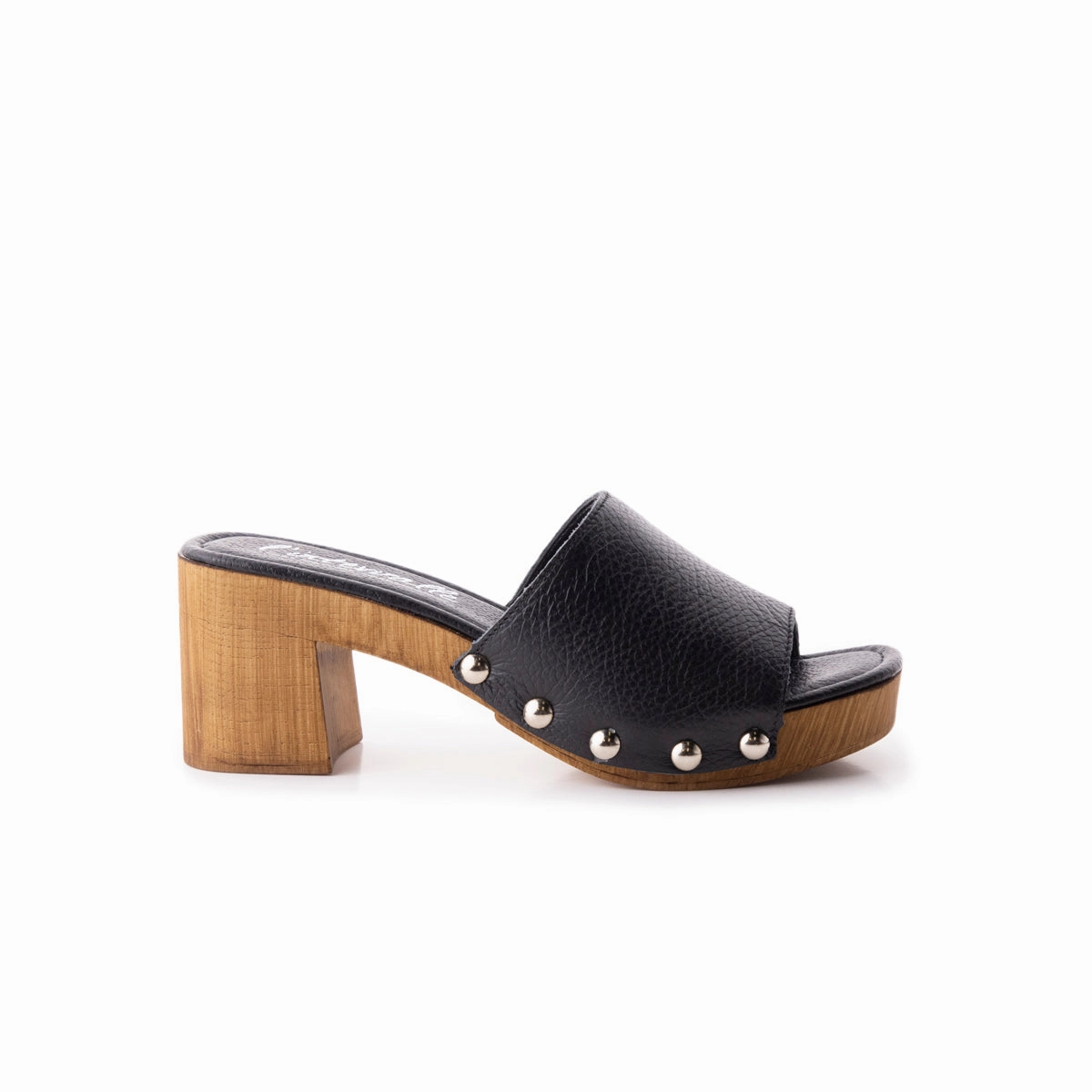 Poolside Vibes Quick Slip-On Design Vild Black Leather