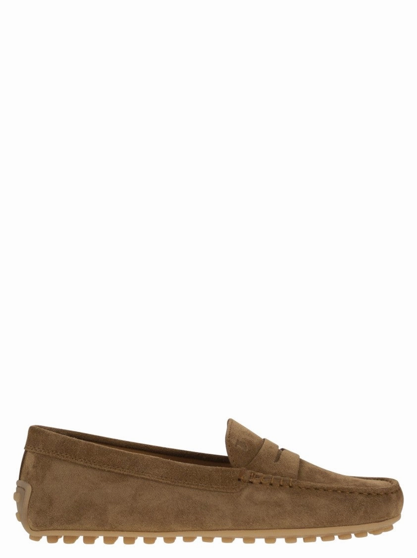 City Gommino Suede Loafer Strappy Non-Slip Footwear