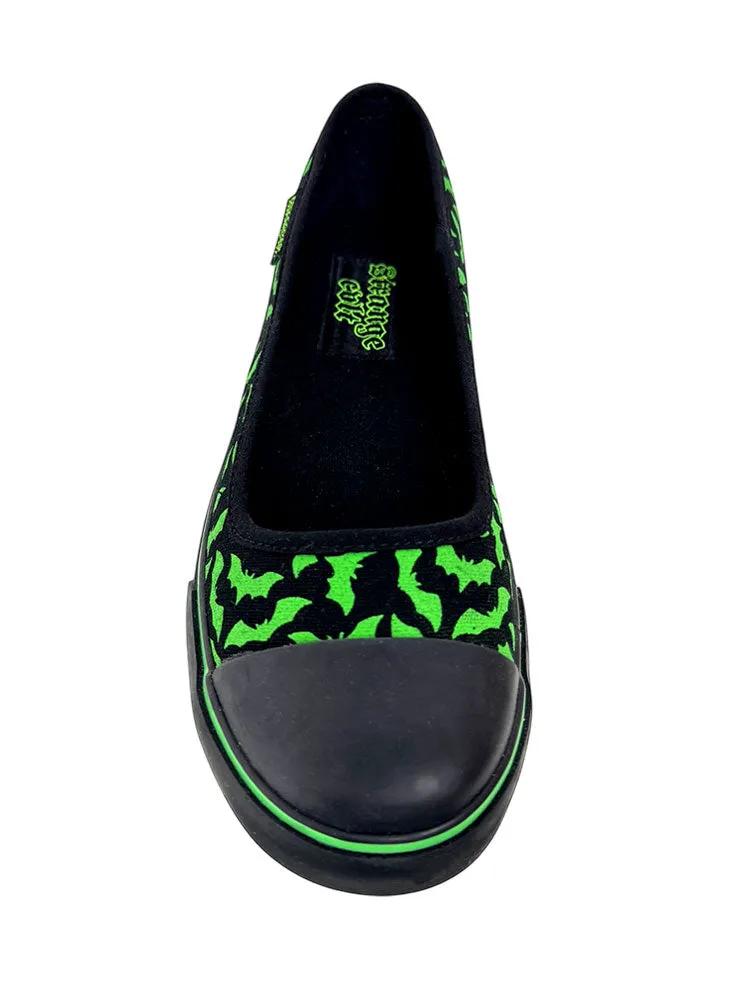 Comfortable fit EMILY BAT - BLACK/GREEN