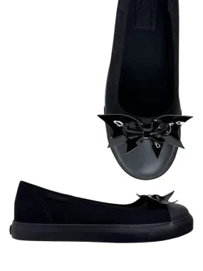EMILY BAT BOW - BLACKOUT Comfortable Everyday Wear Ceremony Step