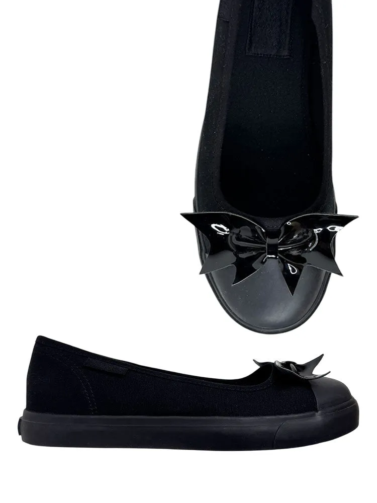 EMILY BAT BOW - BLACKOUT Comfortable Everyday Wear Ceremony Step