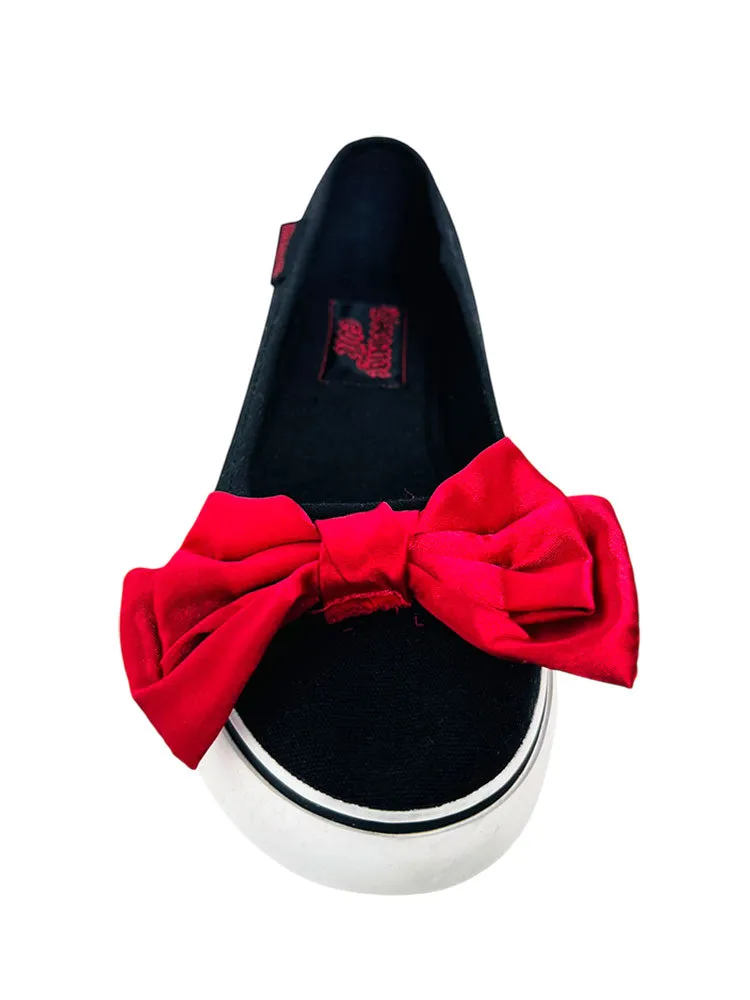 Comfort Cushion EMILY BOW - BLACK/RED