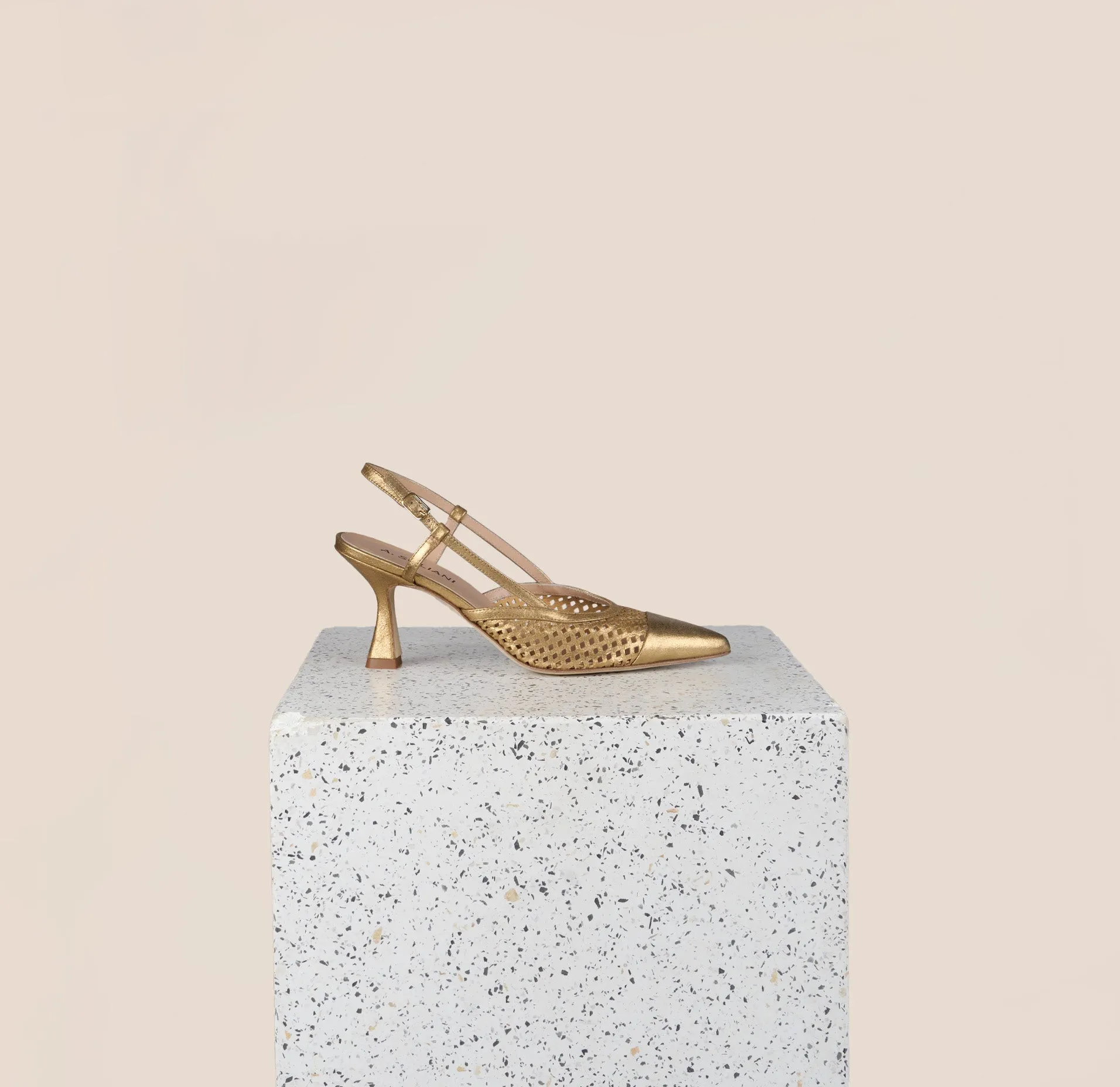 Emma - Perforated Gold Foil Urban Cool