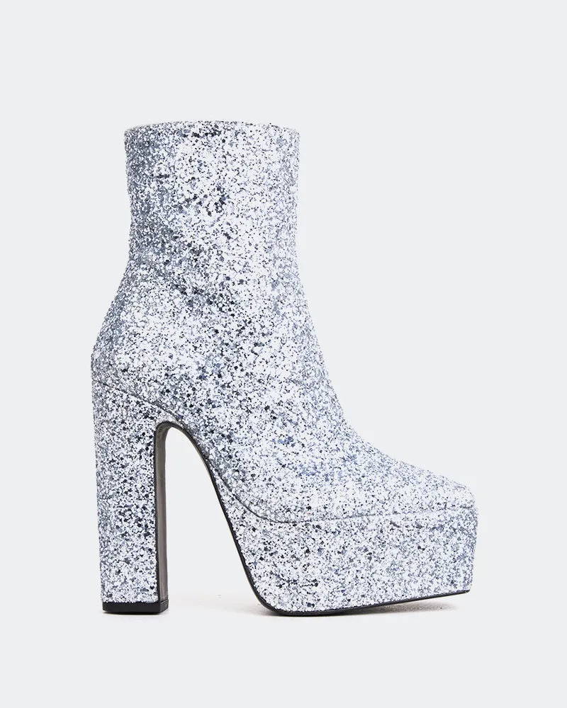 Outdoor Walk Clean Shape Pepper Silver Glitter