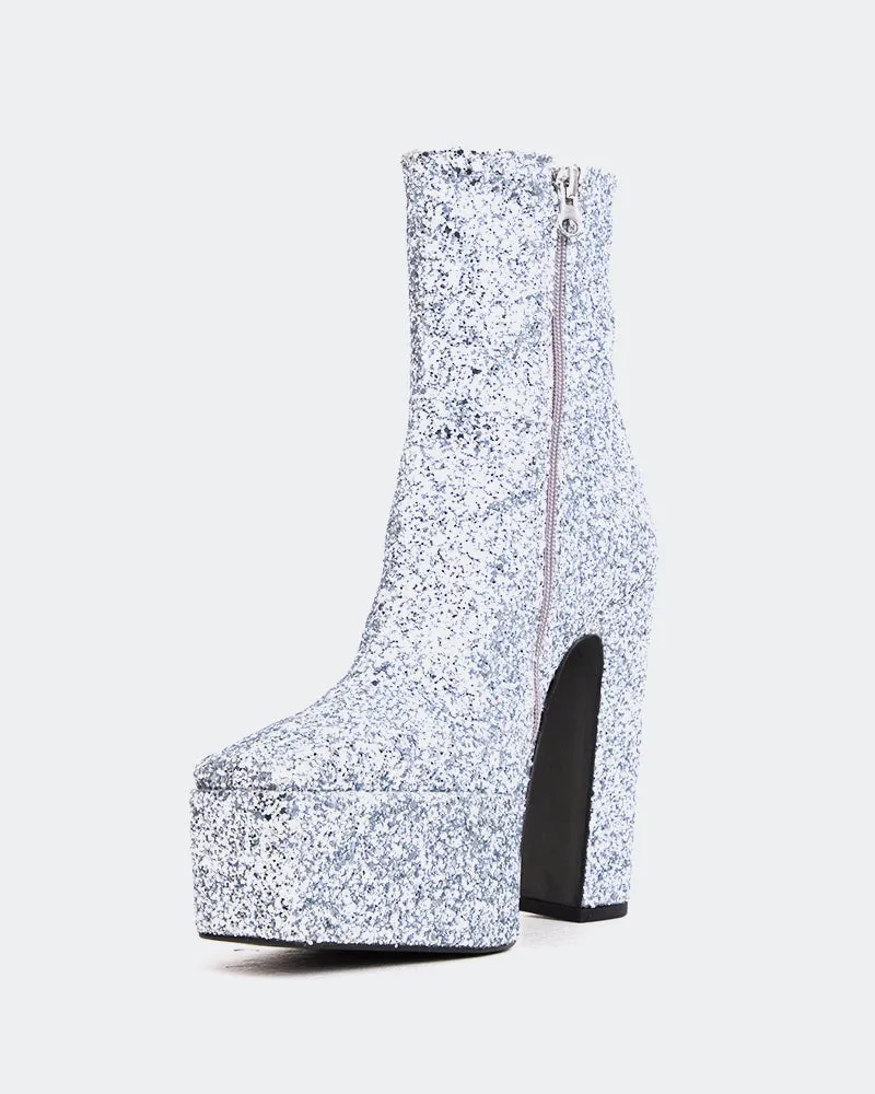 Urban Life Comfy Walk Pepper Silver Glitter