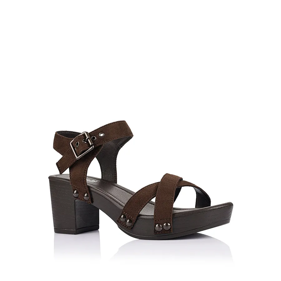 Lulu Clogs - Chocolate Brown Micro Flawless Look Smart Vibe