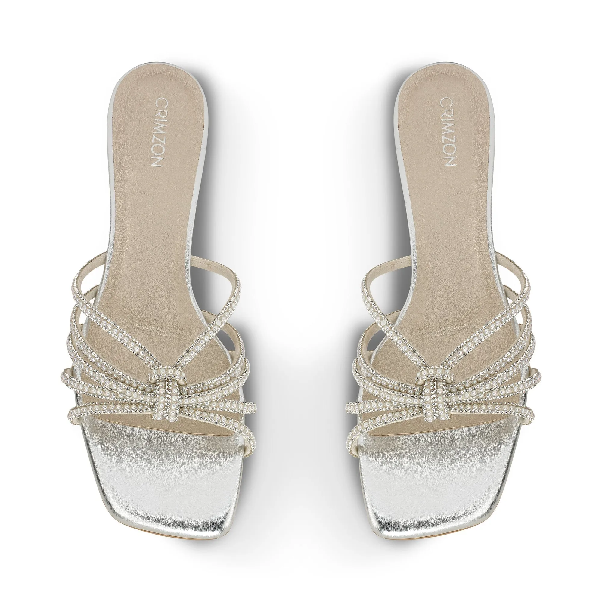 LANA- SILVER BLOCK HEELS Extended Hours