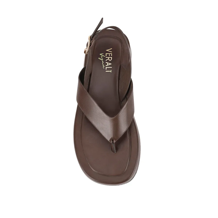 Bono Platform Sandals - Chocolate Brown Cozy Comfort Frost Cool