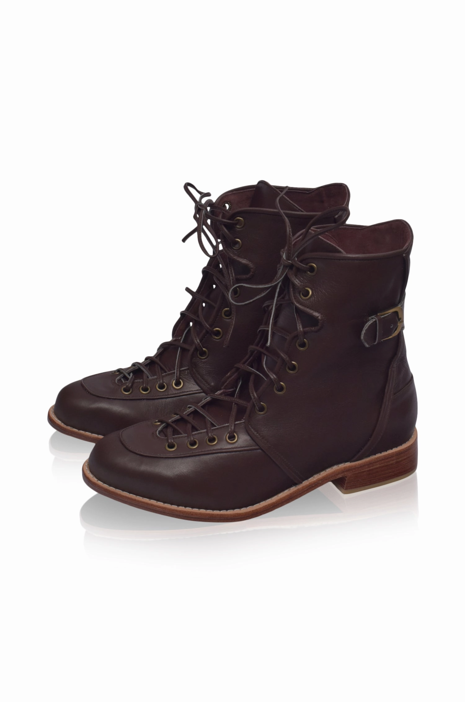 Desert Seeker Combat Leather Boots Neat Structure