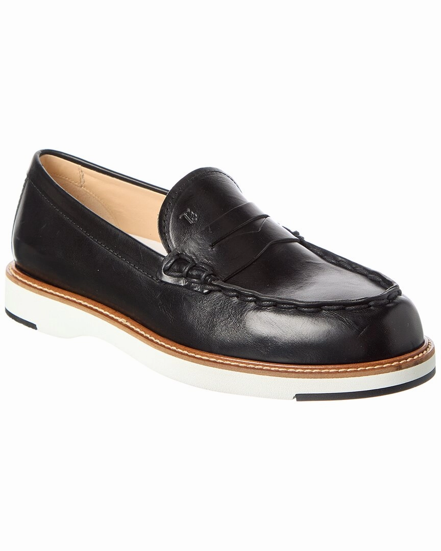 TOD??s Leather Loafer Clean Cut Stone Lane