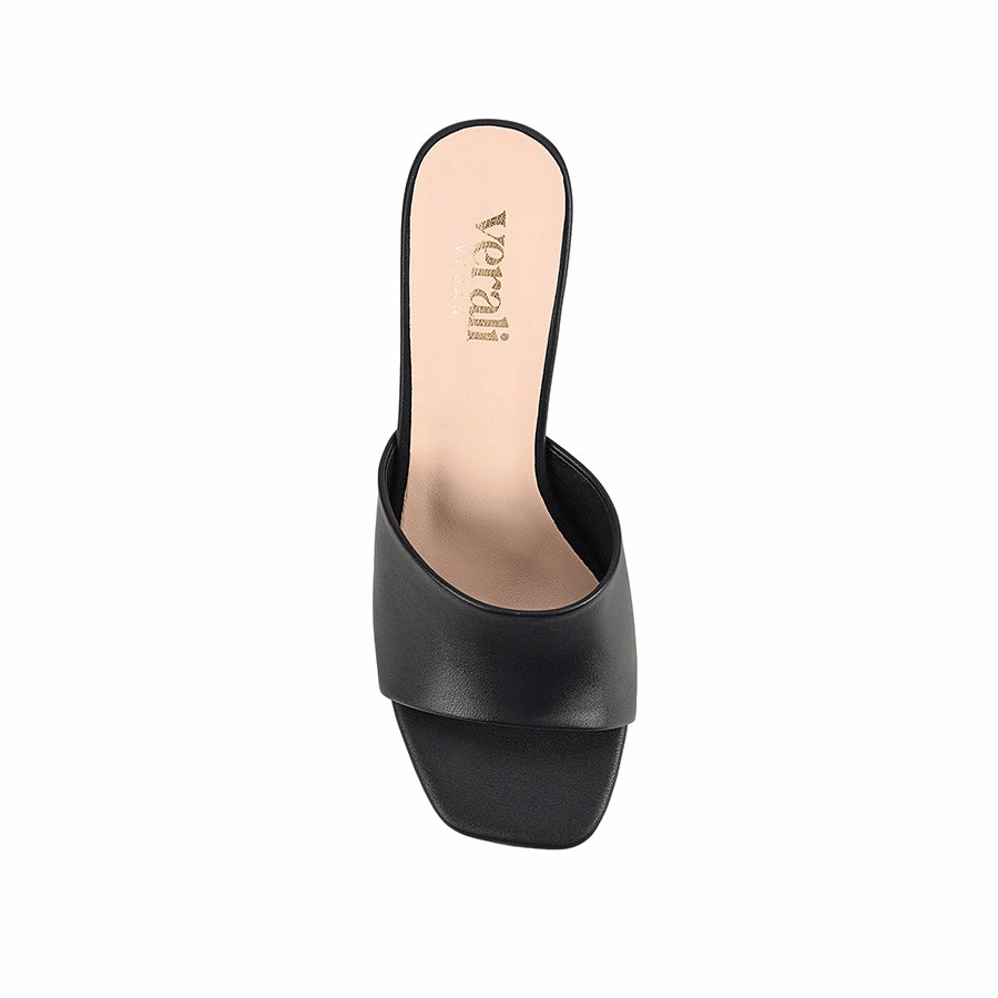 Petracca Heeled Mules - Black Chill Walk