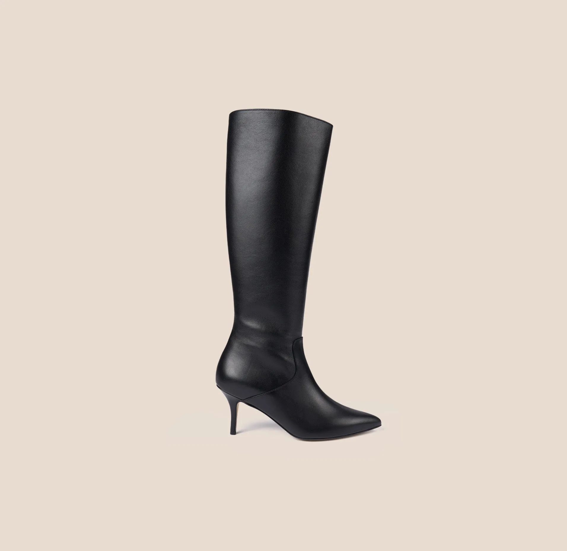 Ankle Support Alassio - Black Leather