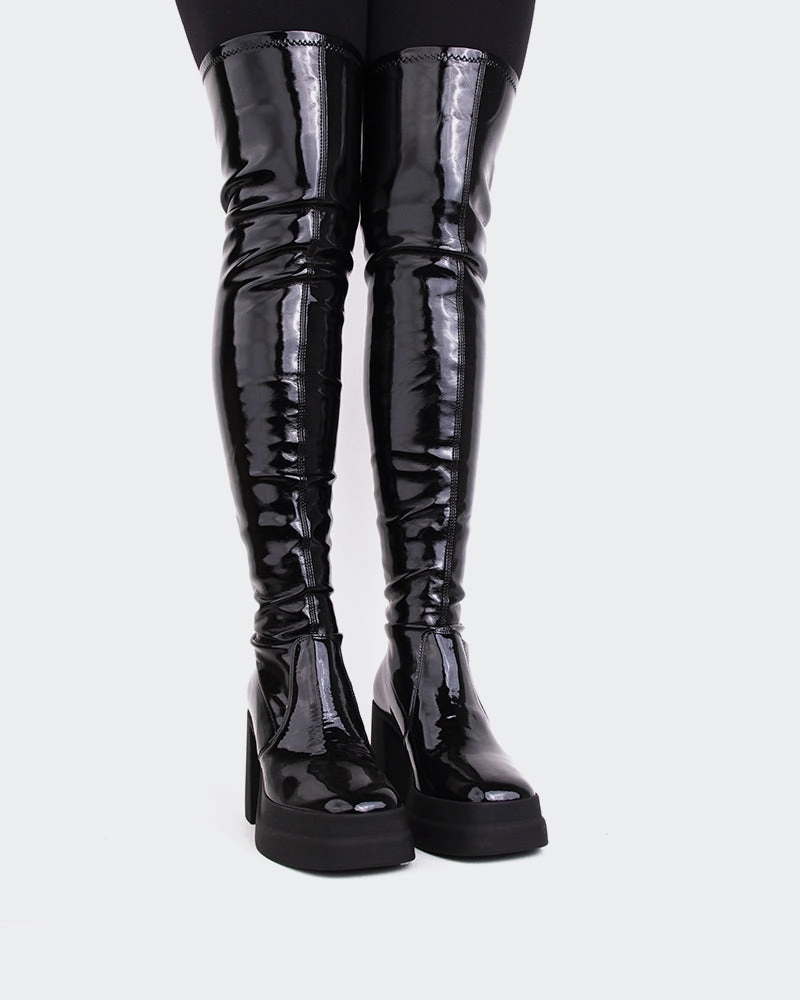 Street Chic Look Sofo Black Patent