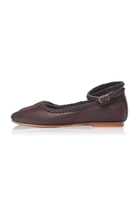 Charity Mood Cozy Cushion Soiree Pointy Toe Leather Ballet Flats