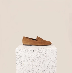 Lodi Due - Amaretto Suede Comfortable Slip-on Design