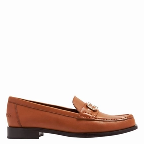 Musician??s Style Ferragamo Gancini Ornament Leather Moccasins