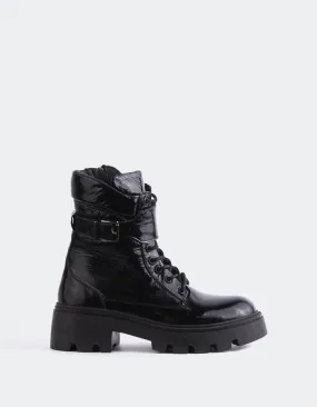 Flensburg Black Patent Soft Step Daily Move