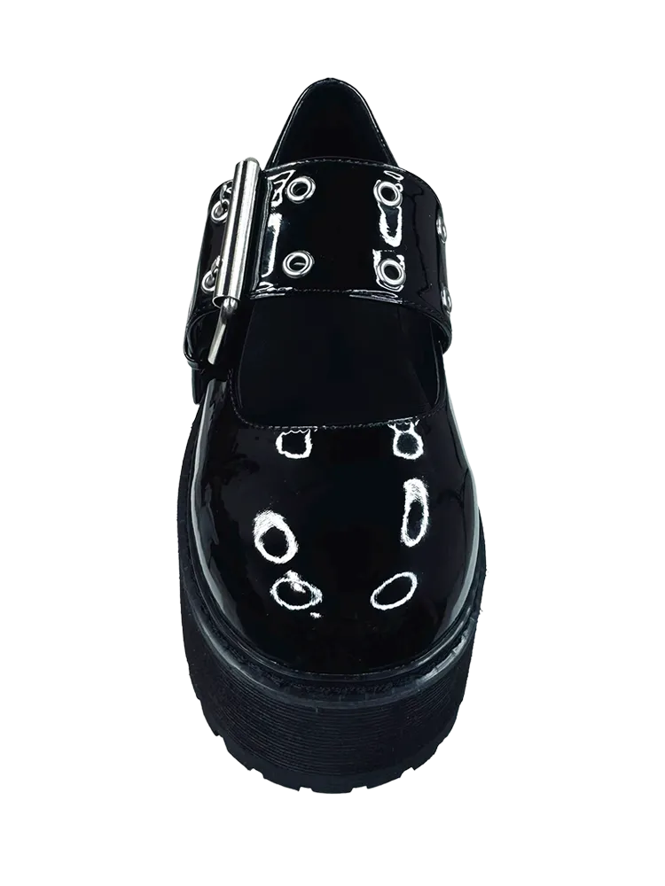SLAYR MARY JANE - BLACK PATENT Urban Style