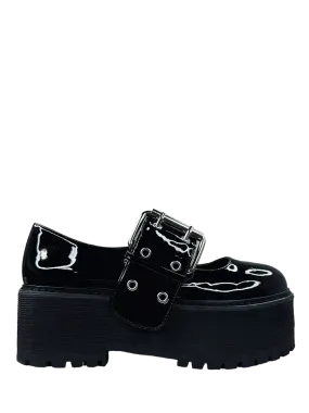 Embroider Edge Trendy Footwear SLAYR MARY JANE - BLACK PATENT