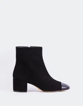 Rozalie Black Suede Chunky Heel Daily Motion