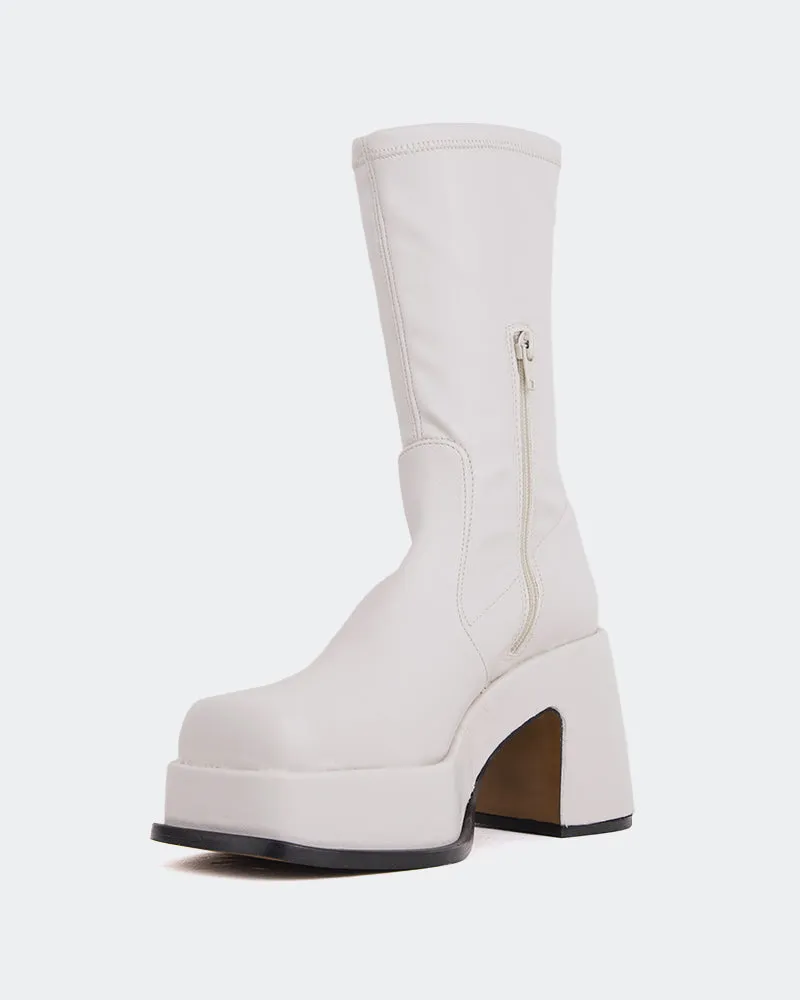 Everyday Fashion Turcot Off White Stretch