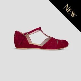 London (Wine Red Suede) Bay Glow