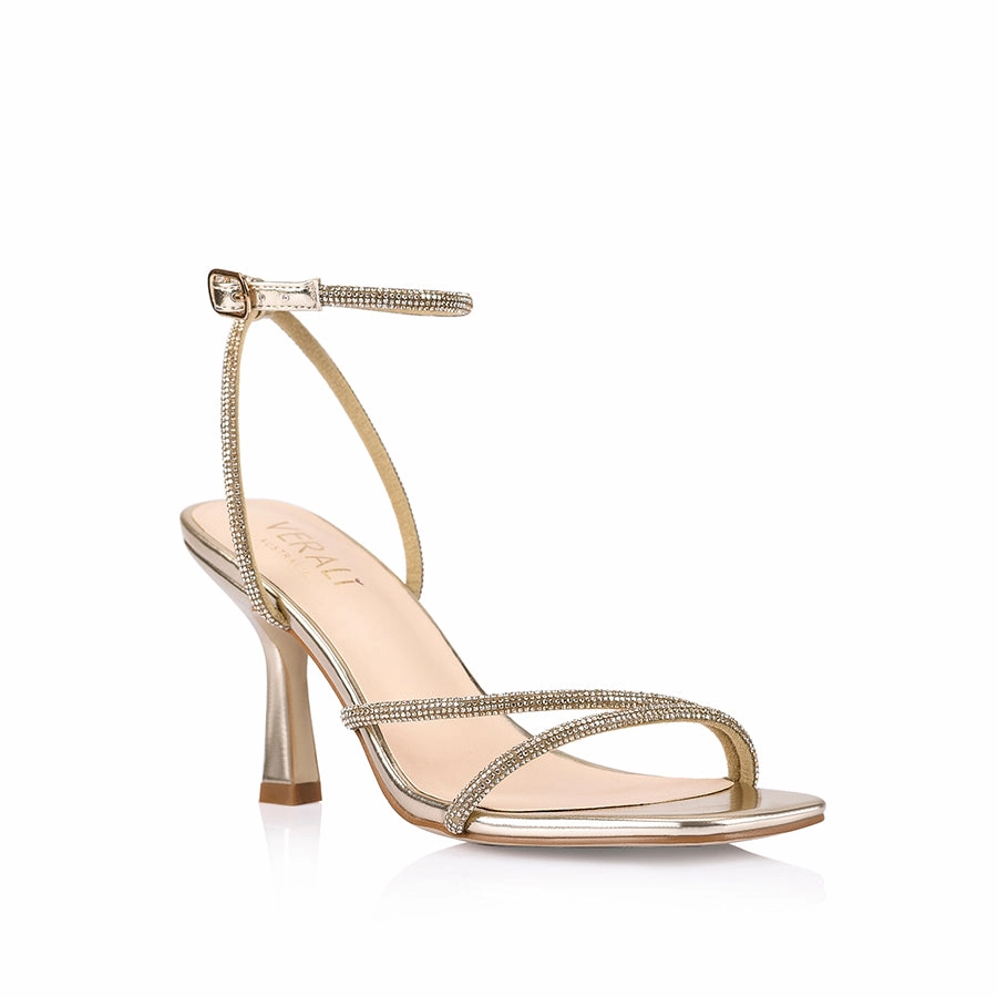 Pepper Strappy Sandals - Champagne High Heel Pumps All terrain