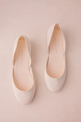 Thea - Light Ivory Ballet Flats Food Glow