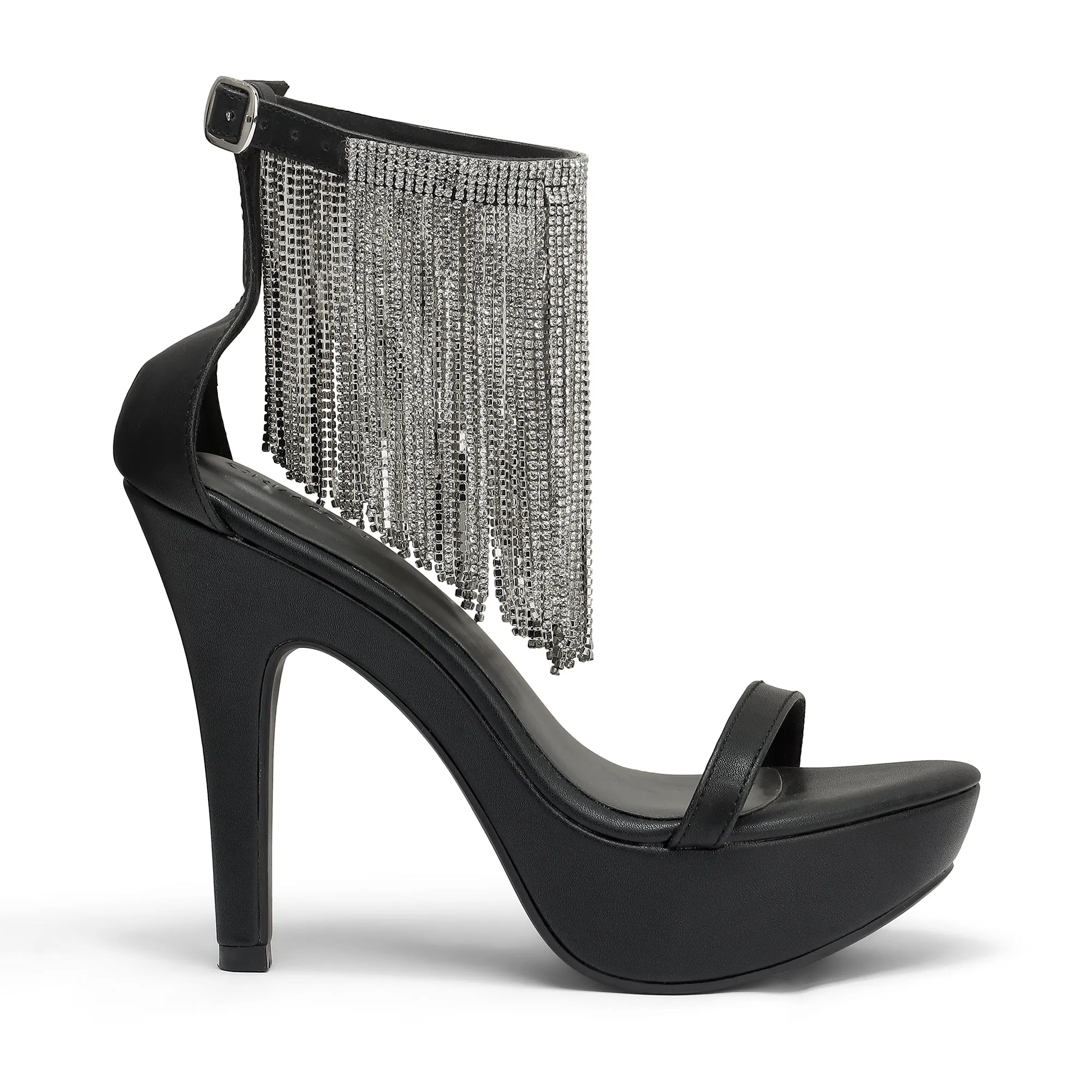 Polished Design Flirty Energy DEEPIKA- BLACK STILETTOS