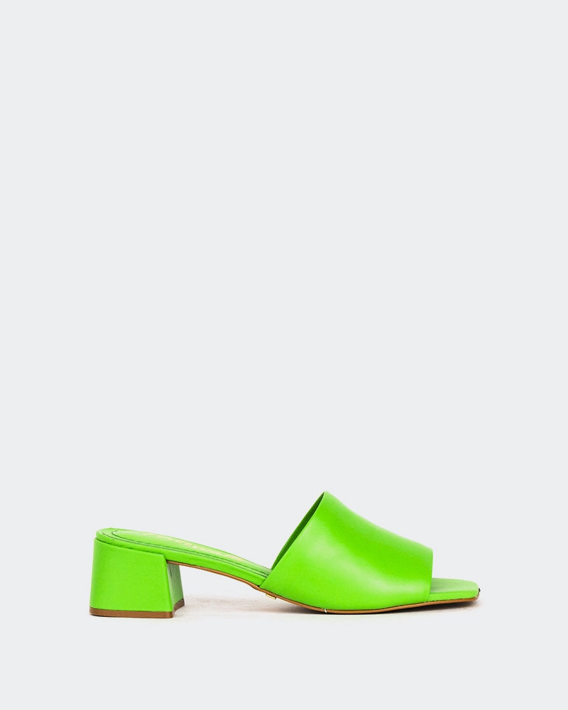 SyntheticUpper Fortunata Green Leather