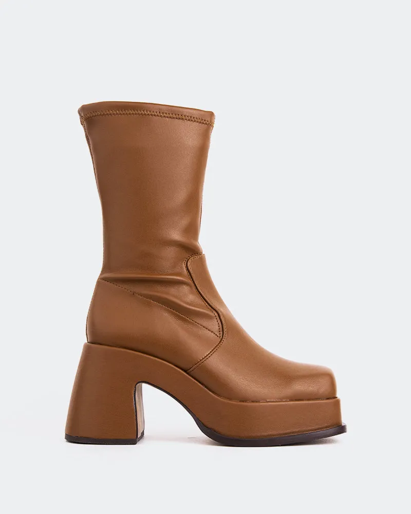 Turcot Tan Stretch Street Edge All-Purpose Boot