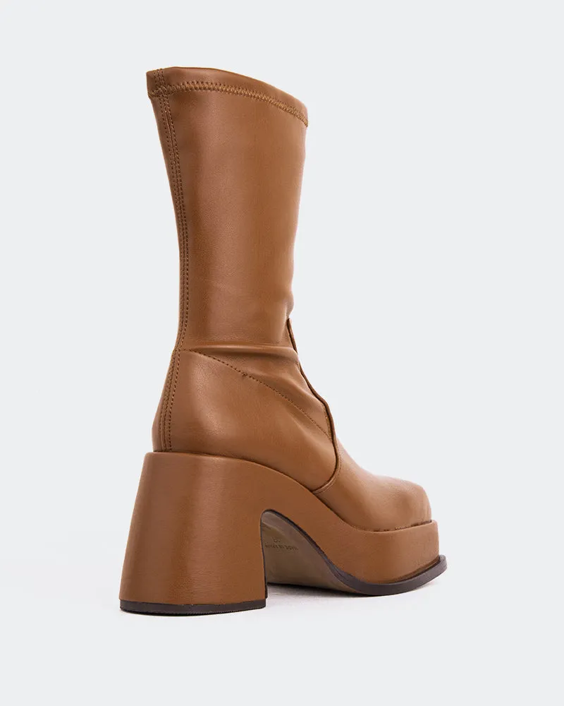 All-Purpose Footwear Comfortable Look Turcot Tan Stretch