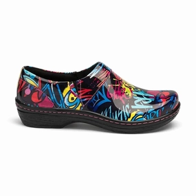 Women's Mission Shoe In Neon Graffiti Medallion Perforation Meet Time