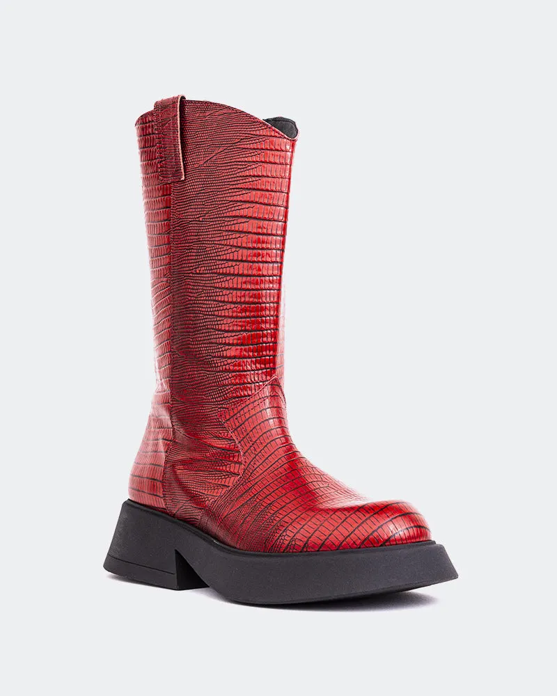 Easy Match Gaulle Red Leather