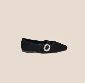 Adaptable Fit Boat Mood Gemma - Black Suede