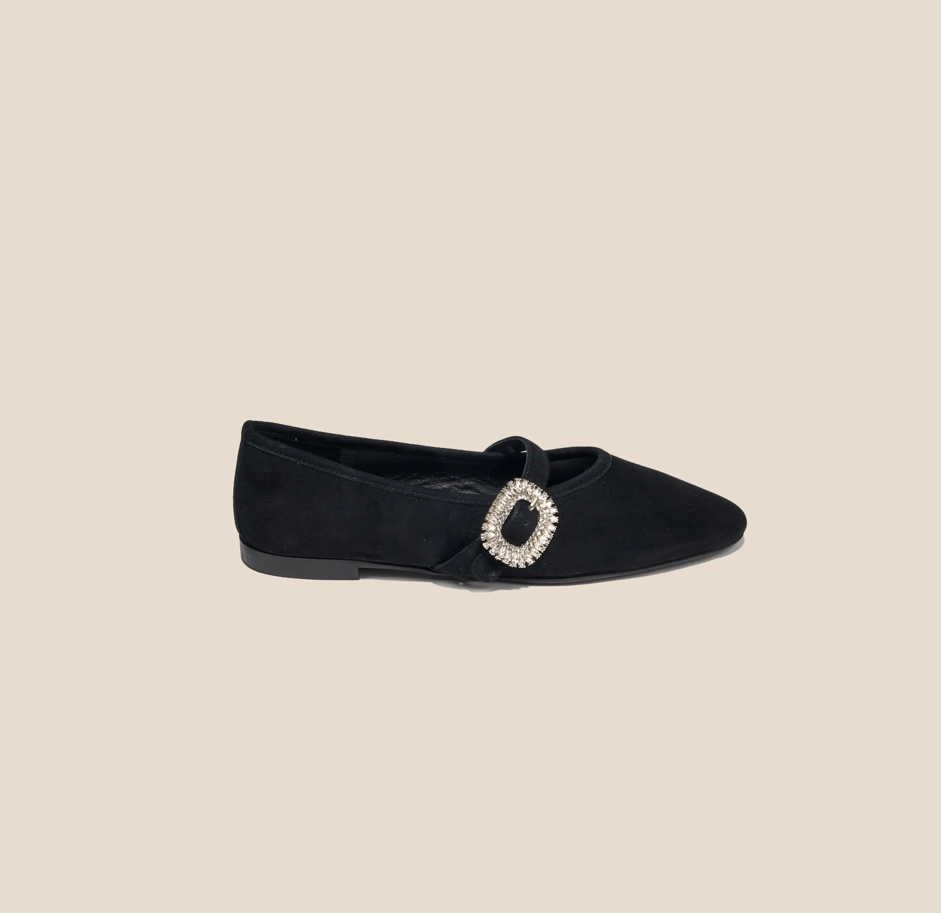 Fashion Ease Shoes Living Ease Gemma - Black Suede