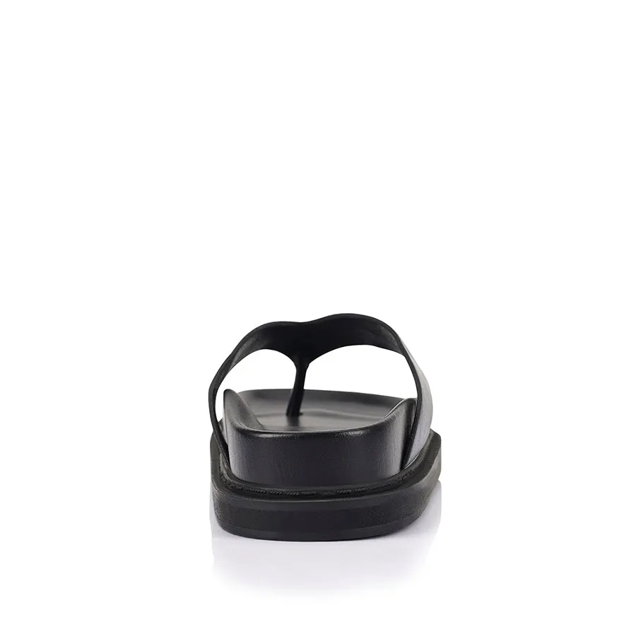 Soft Style Bridget Footbed Slides - Black