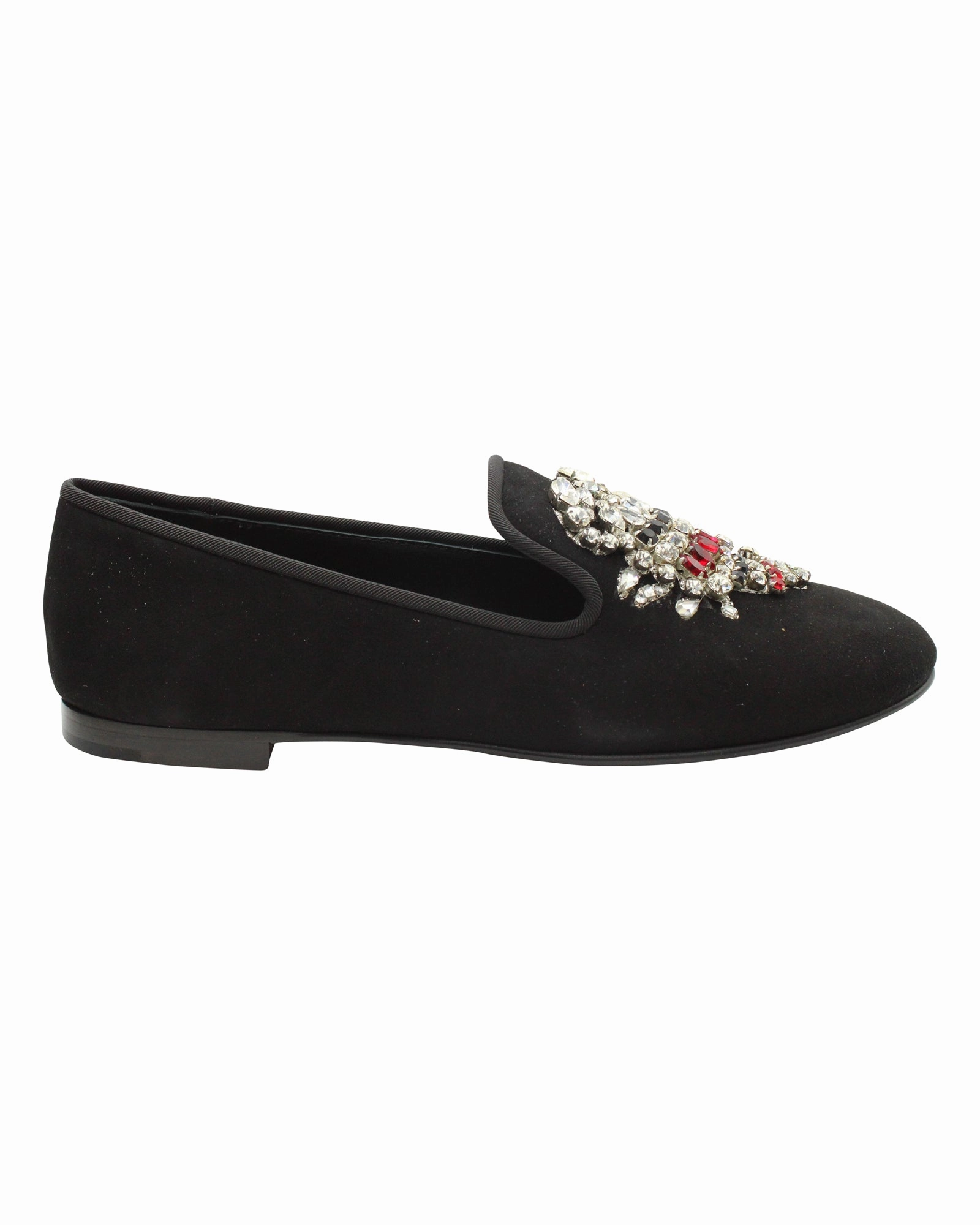 Giuseppe Zanotti Embellished Scorpion Loafers in Black Suede durable soles Easy to Wear