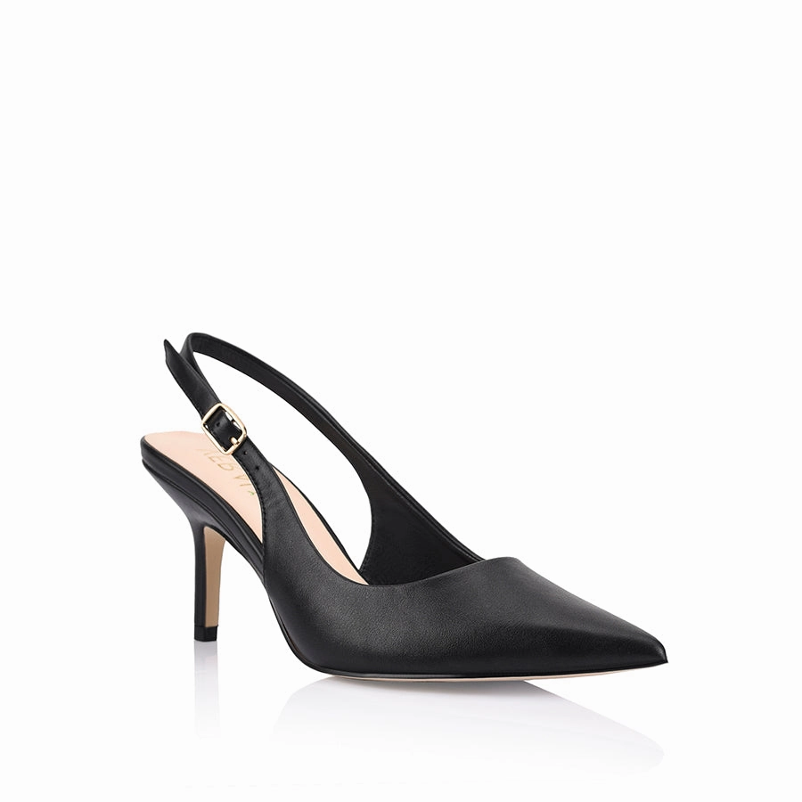 Anti blister Shayley Slingback Stilettos - Black