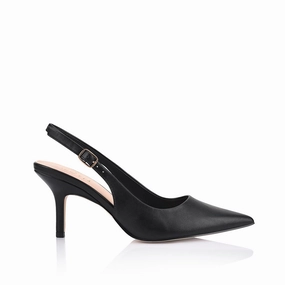 Classy Choice Shayley Slingback Stilettos - Black