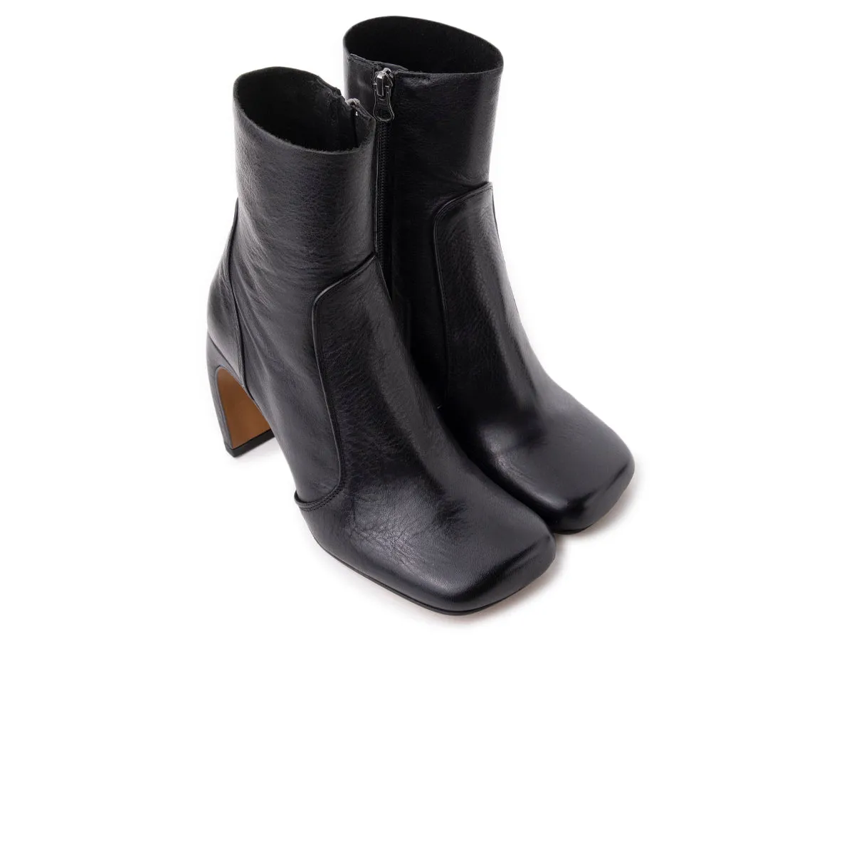 Baden Black Leather Simple Base