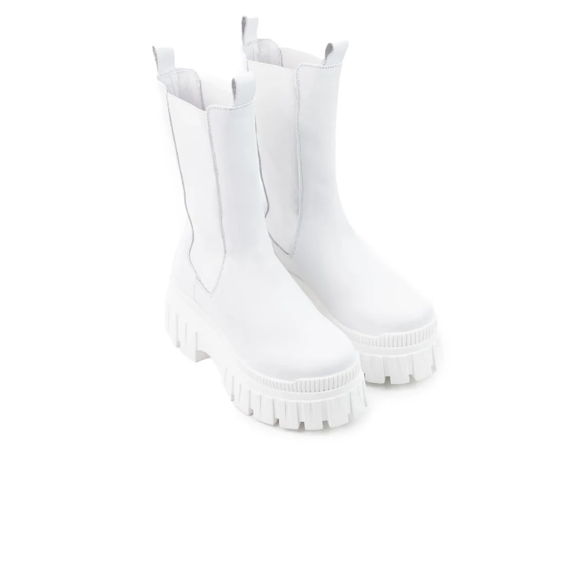 Cold Weather Goyle White Leather