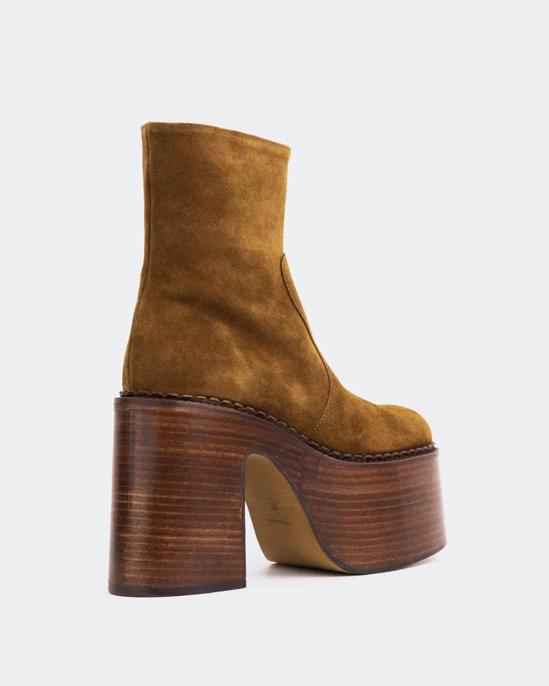 Fashion Forward Everyday Chicwear Gunner Brown Suede