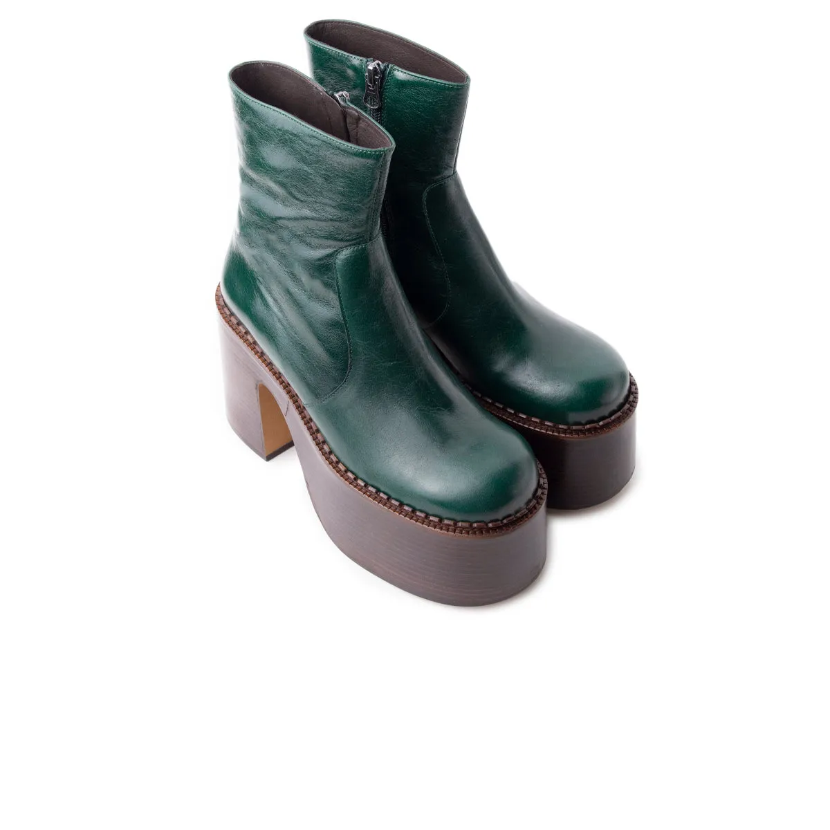 Gunner Green Leather Street Chicfit