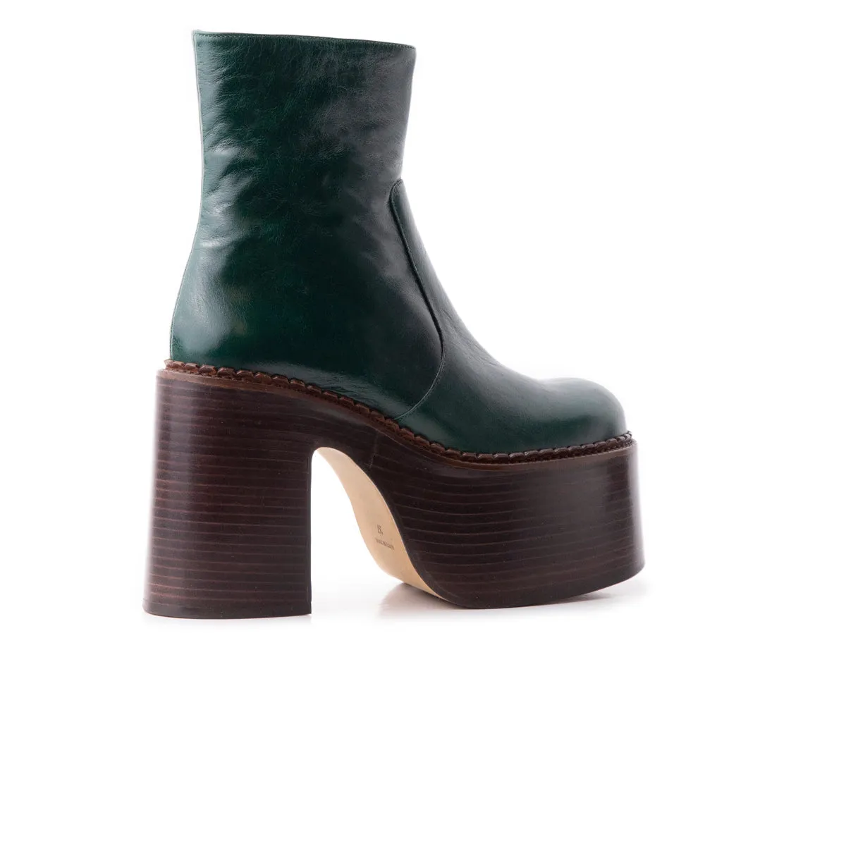 Night Fashion Gunner Green Leather